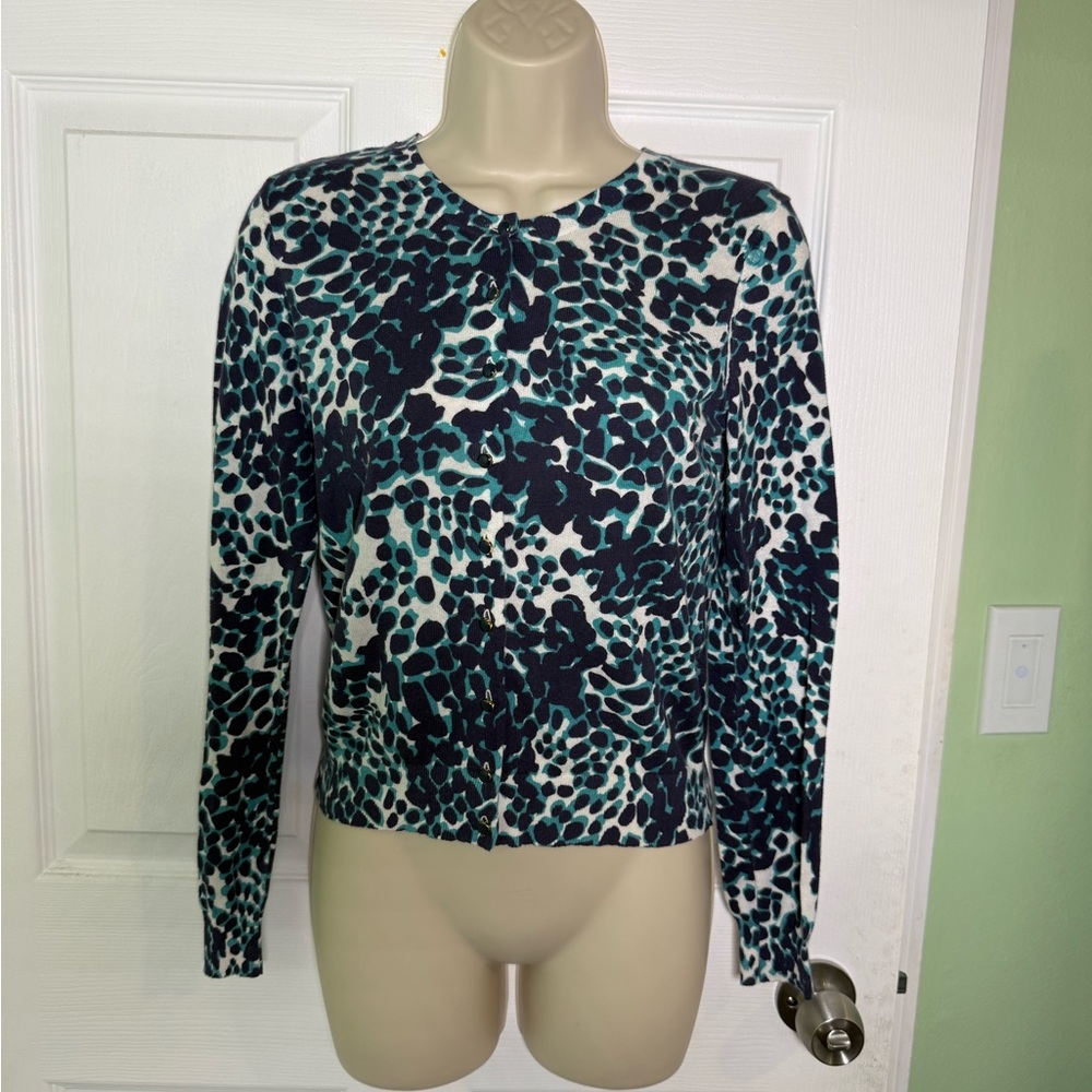 Banana republic leopard print cardigan